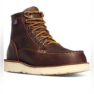 Danner Bull Run Moc Toe 6” Brown Steel Toe